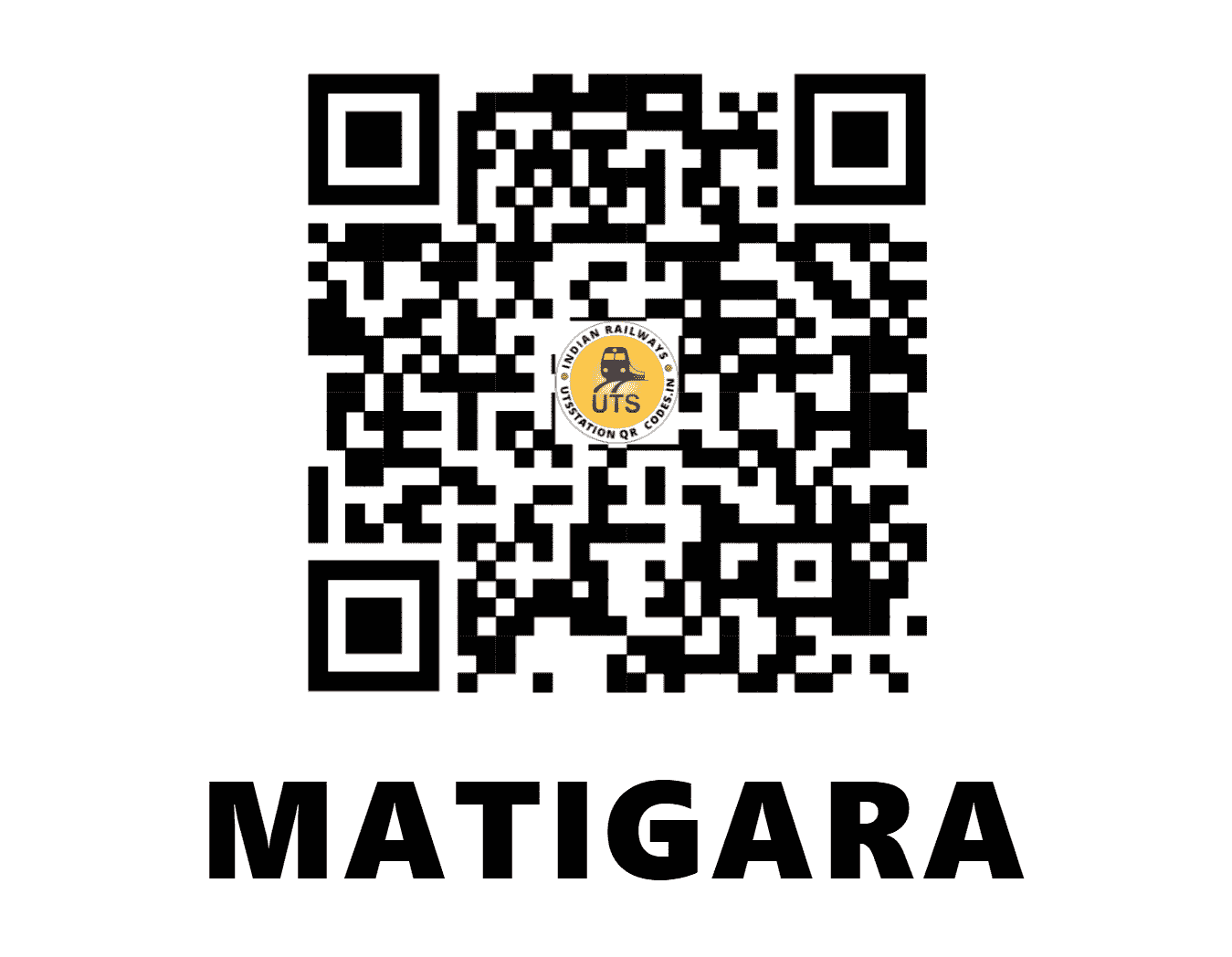 UTS QR Code for MATIGARA - MTRA (NF - WEST BENGAL)